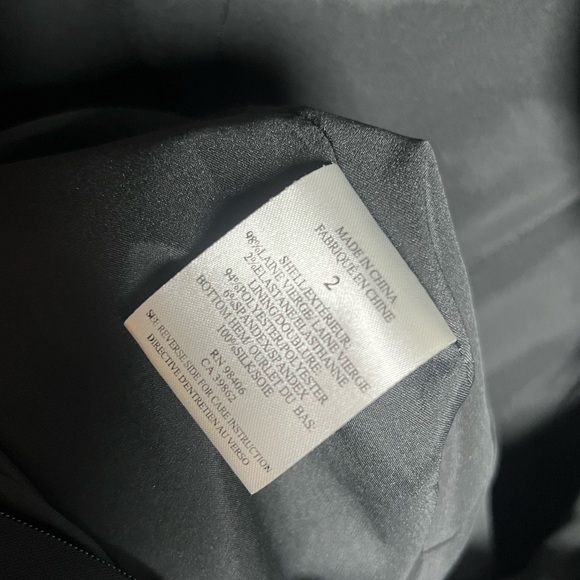 Theory Black Wool High Neck Fitted Power Bellaire Dress Office Quiet Luxury‎ - Picture 10 of 10